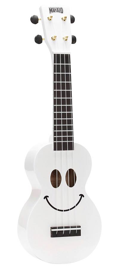 soprano ukulele, white, with bag