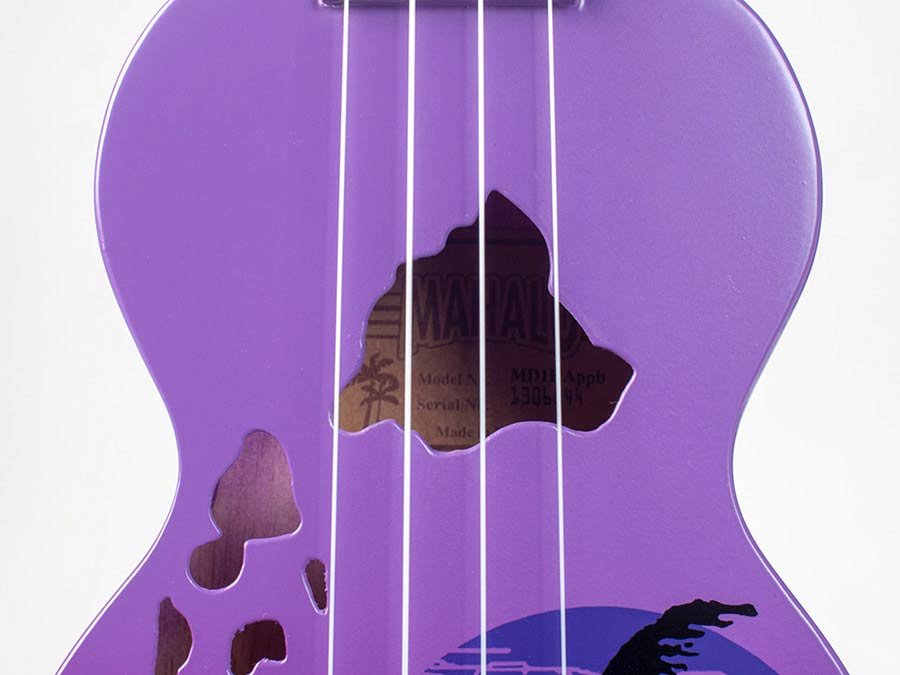 soprano ukulele hawaii, purple burst, with bag - Afbeelding 5