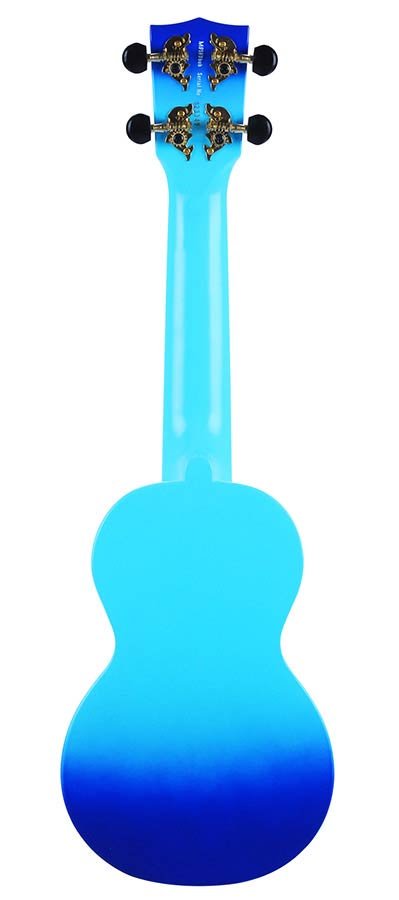 soprano ukulele hibiscus, blue burst, with bag - Afbeelding 4