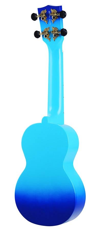 soprano ukulele hibiscus, blue burst, with bag - Afbeelding 5