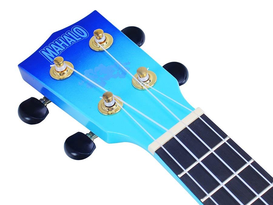 soprano ukulele hibiscus, blue burst, with bag - Afbeelding 10