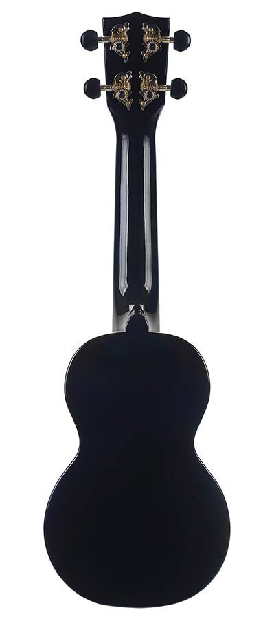 soprano ukulele heart, black, with bag - Afbeelding 3