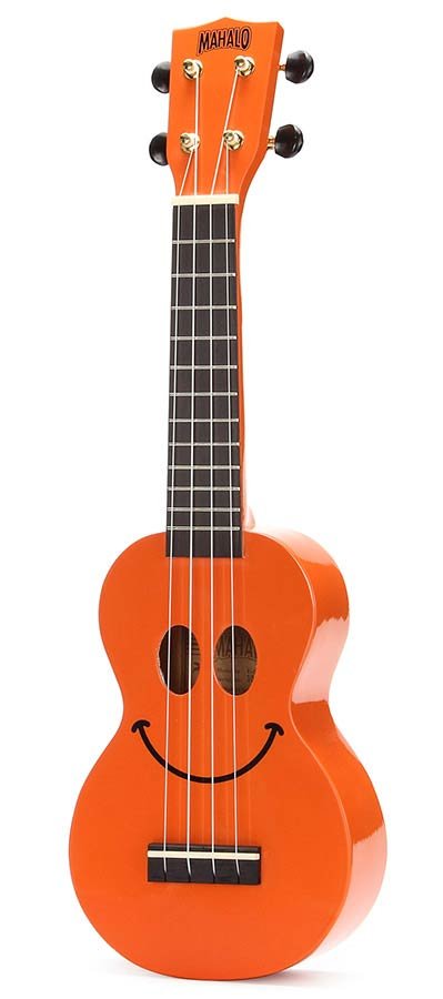 soprano ukulele, orange, with bag - Afbeelding 3
