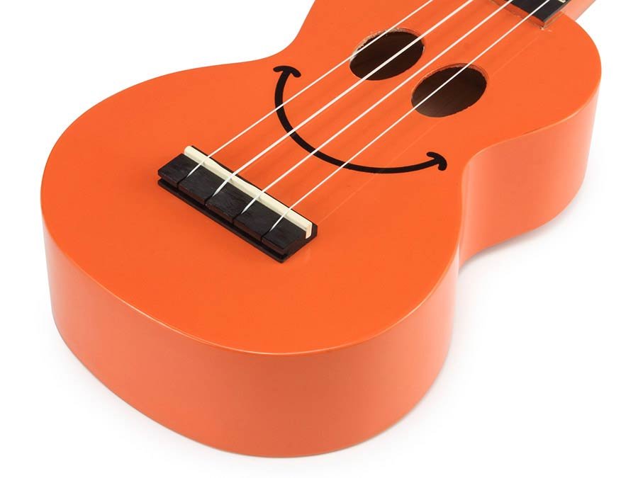 soprano ukulele, orange, with bag - Afbeelding 6