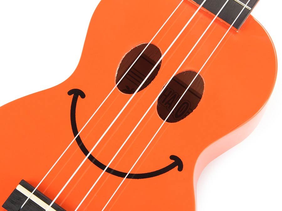 soprano ukulele, orange, with bag - Afbeelding 9