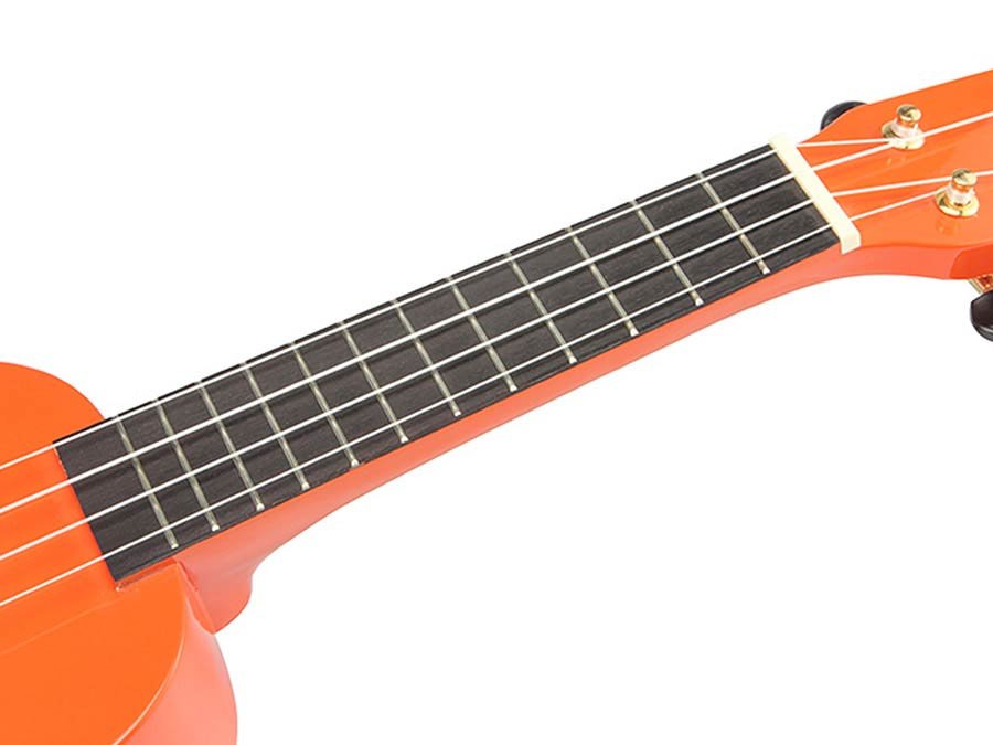soprano ukulele, orange, with bag - Afbeelding 10