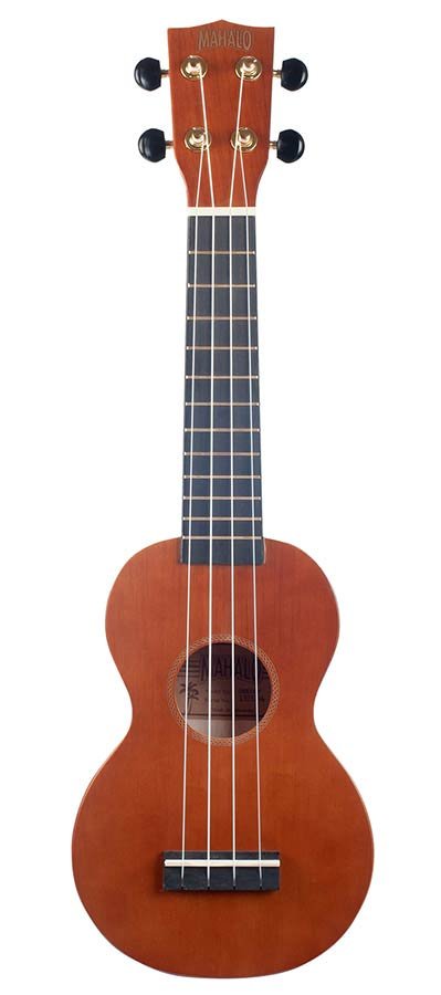 soprano ukulele, transparent brown, matt finish, with bag - Afbeelding 2