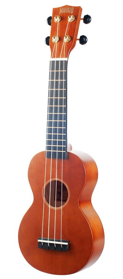 soprano ukulele, transparent brown, matt finish, with bag - Afbeelding 3