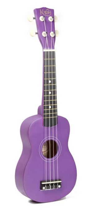 soprano ukulele with guitar machine heads, purple
