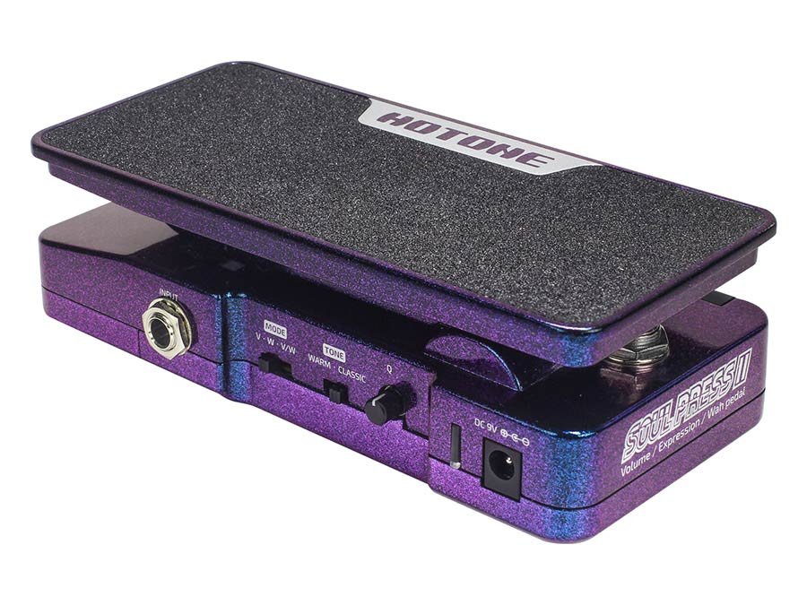 compact volume - wah - expression pedal SOUL PRESS II, with tone controls and multiple I/O options - Afbeelding 2