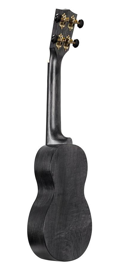 soprano ukulele, transparent black, with bag - Afbeelding 2