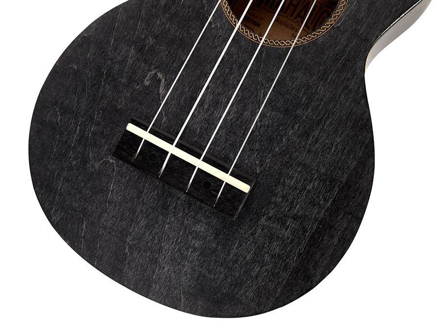 soprano ukulele, transparent black, with bag - Afbeelding 5