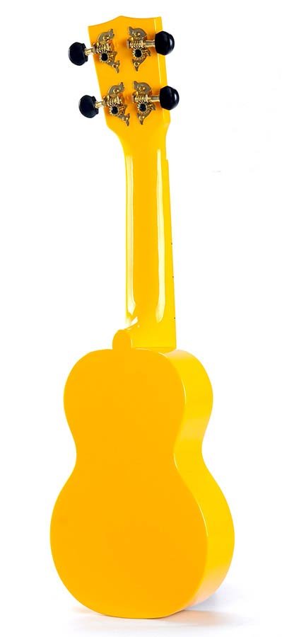 soprano ukulele 47cm scale, yellow, with bag - Afbeelding 2