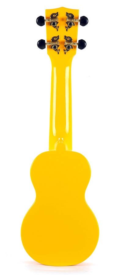 soprano ukulele 47cm scale, yellow, with bag - Afbeelding 4