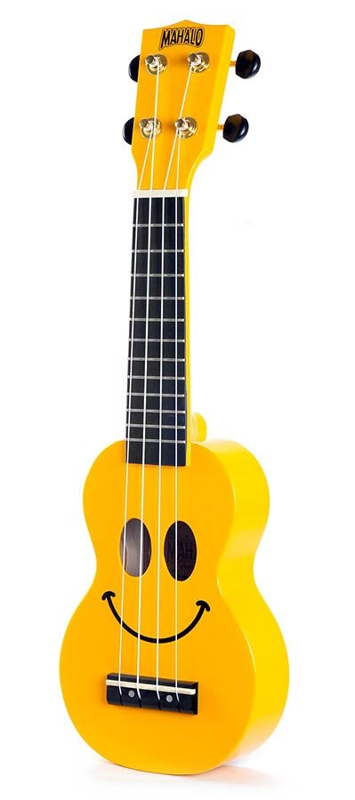 soprano ukulele 47cm scale, yellow, with bag - Afbeelding 5