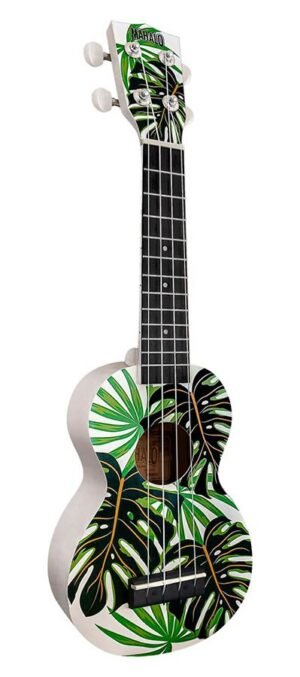 soprano ukulele monstera, with bag