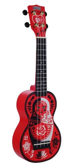 soprano ukulele russian doll, with bag