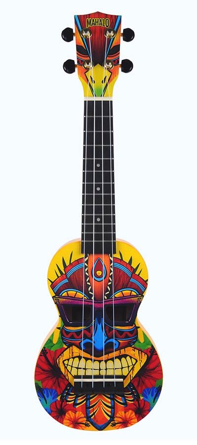 soprano ukulele tiki, with bag - Afbeelding 3