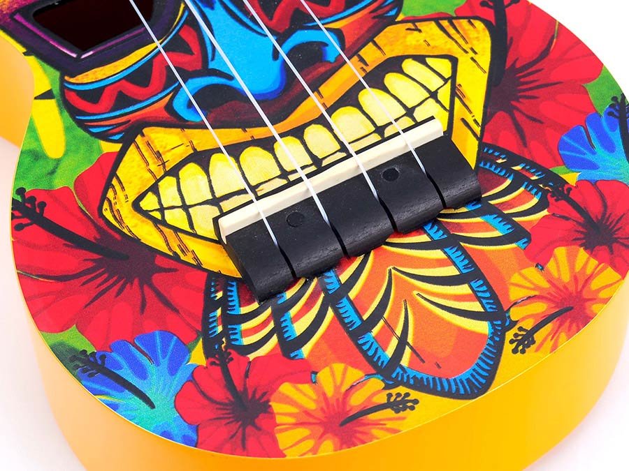 soprano ukulele tiki, with bag - Afbeelding 6