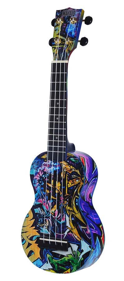soprano ukulele grafity, with bag - Afbeelding 5