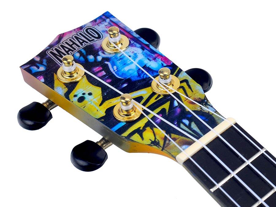 soprano ukulele grafity, with bag - Afbeelding 10