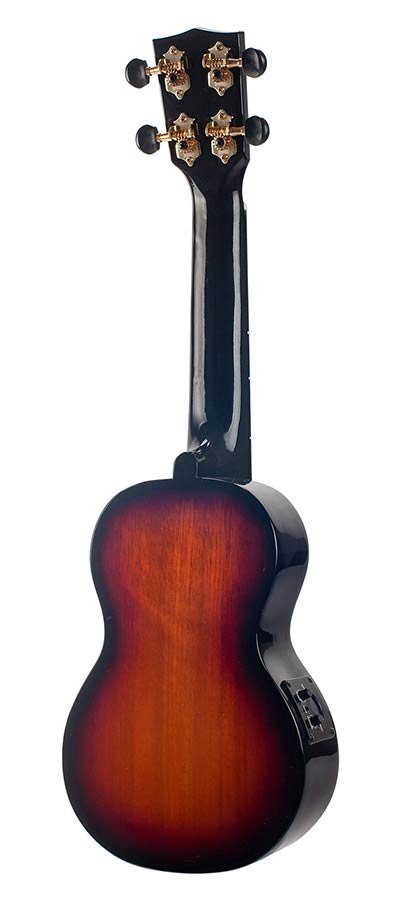 soprano ukulele, 1V+1T (MVT2), 3 tone sunburst, with bag - Afbeelding 2