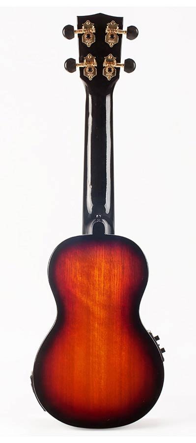 soprano ukulele, 1V+1T (MVT2), 3 tone sunburst, with bag - Afbeelding 4