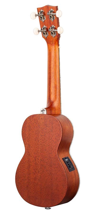solid top soprano ukulele, with MEQ2 9v preamp, natural, with bag - Afbeelding 2