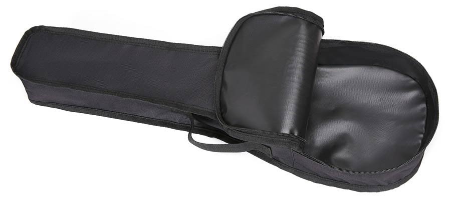 all solid soprano ukulele, red cedar top, mahogany body & neck, amara ebony fb, with bag and strap - Afbeelding 13