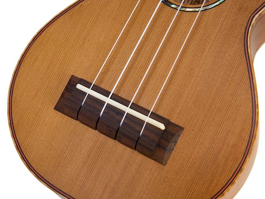 all solid soprano ukulele, toneflow bracing, natural matt finish, with bag and strap - Afbeelding 6